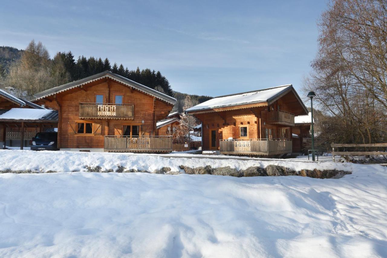 Residence Nemea Les Chalets Du Bois De Champelle Morillon Exterior photo
